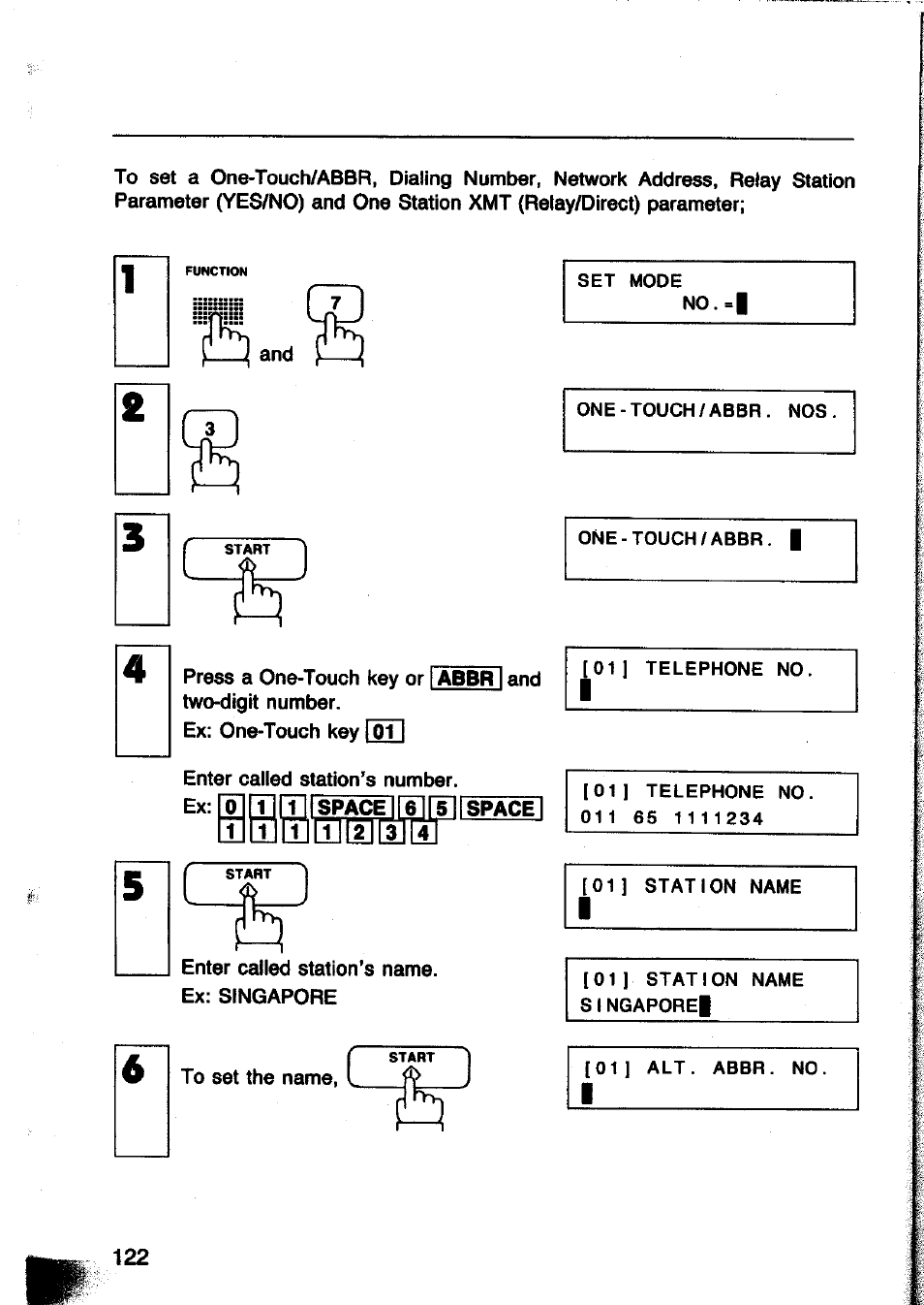 Panasonic Panafax UF-260 User Manual | Page 124 / 150