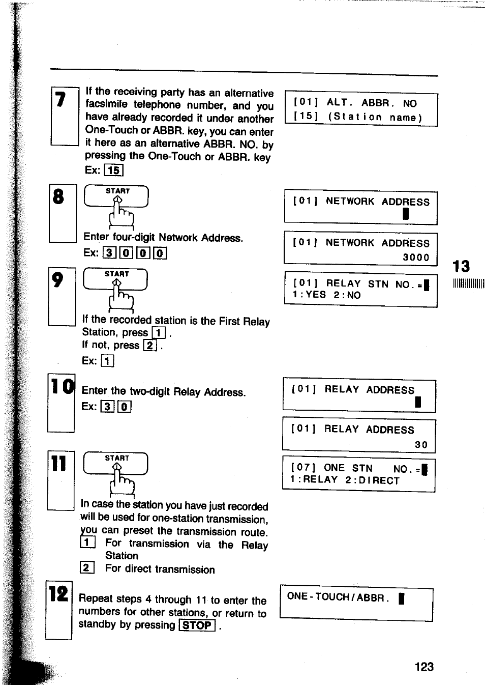 Panasonic Panafax UF-260 User Manual | Page 125 / 150