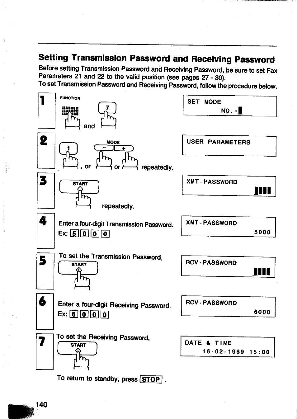 Czuczd | Panasonic Panafax UF-260 User Manual | Page 142 / 150