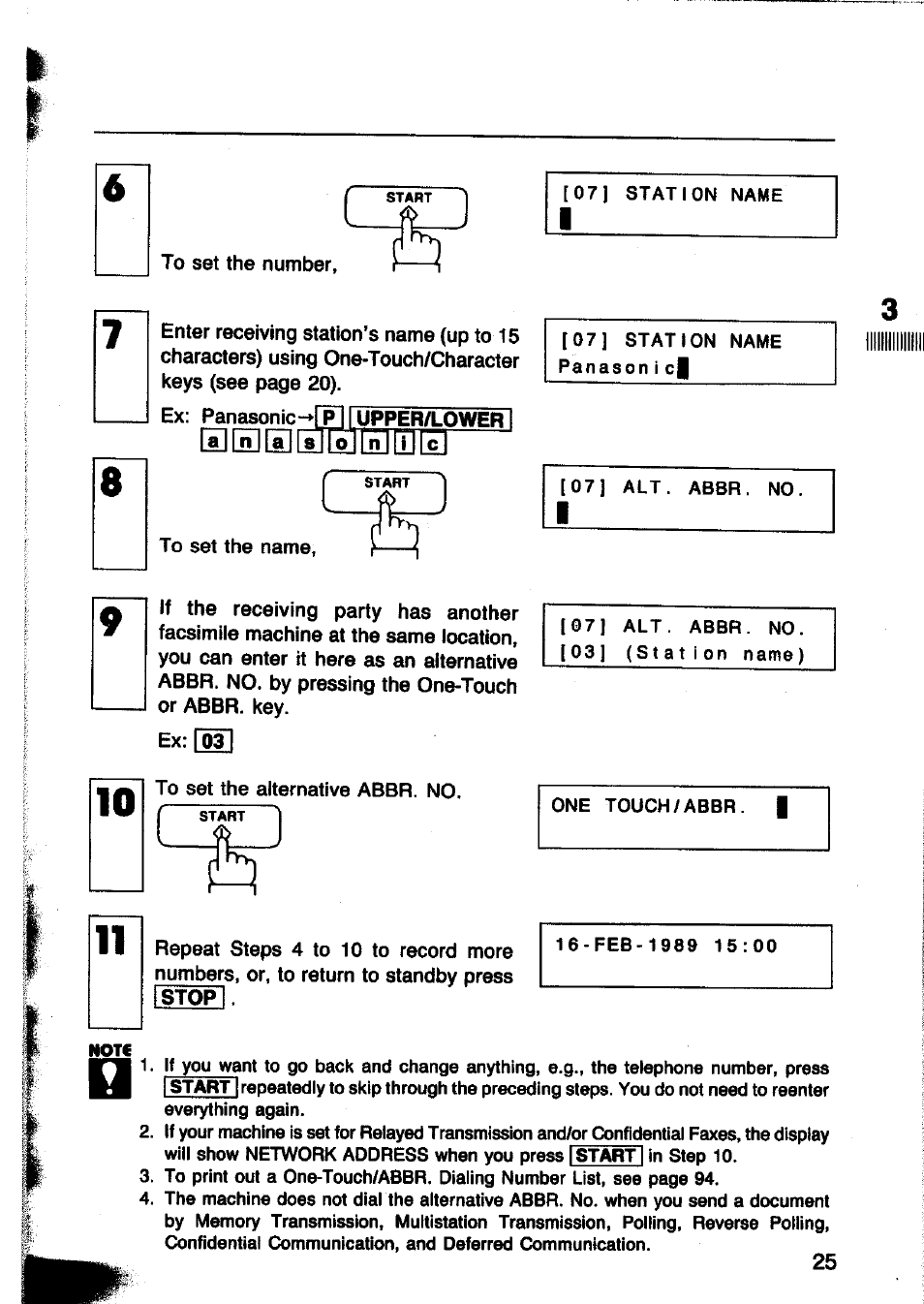 Panasonic Panafax UF-260 User Manual | Page 27 / 150