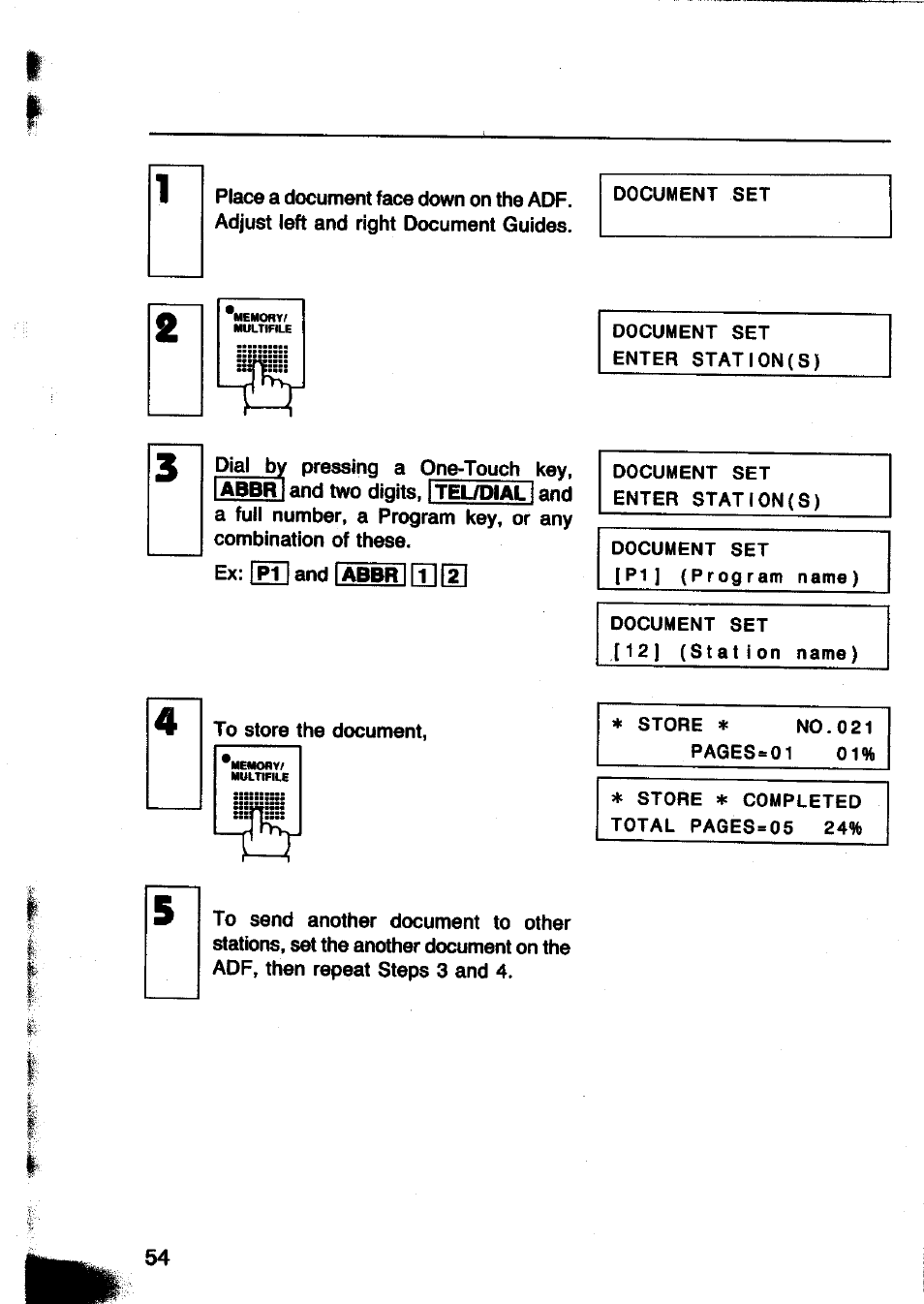 Panasonic Panafax UF-260 User Manual | Page 56 / 150