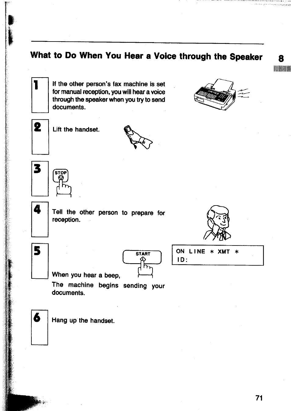 Panasonic Panafax UF-260 User Manual | Page 73 / 150