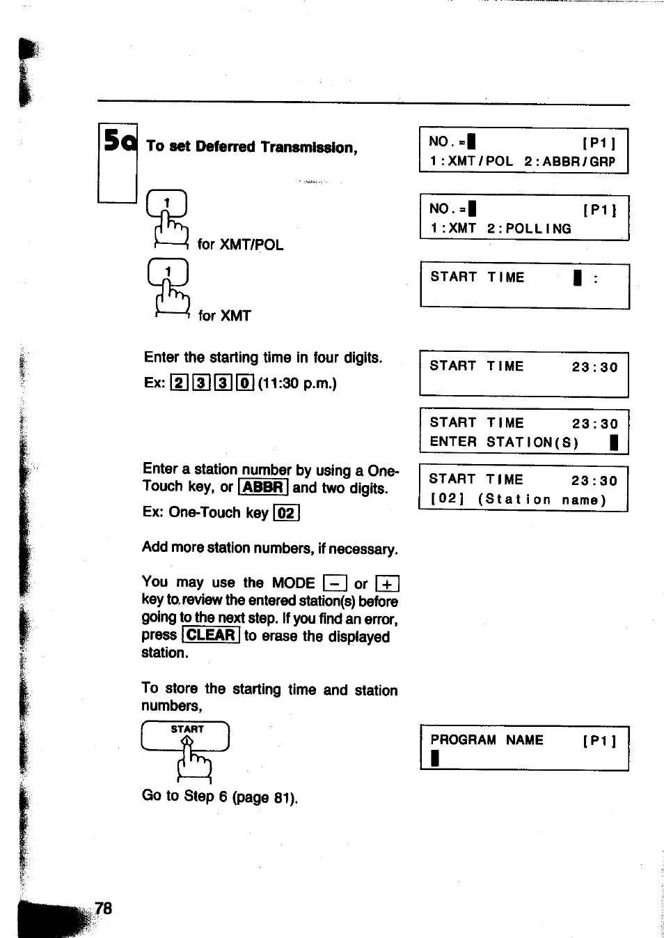 Panasonic Panafax UF-260 User Manual | Page 80 / 150