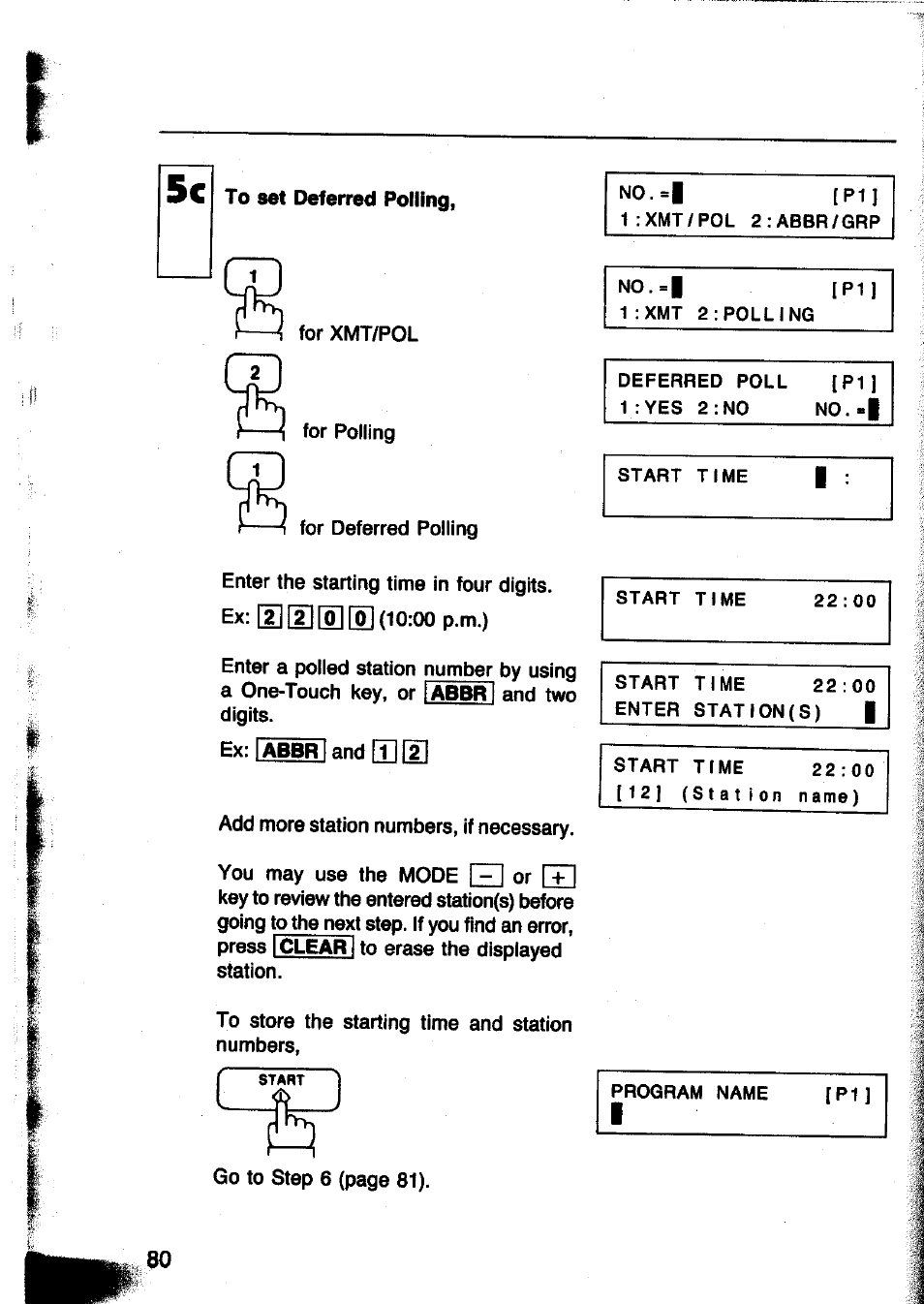 Exicabbrlandltlf | Panasonic Panafax UF-260 User Manual | Page 82 / 150