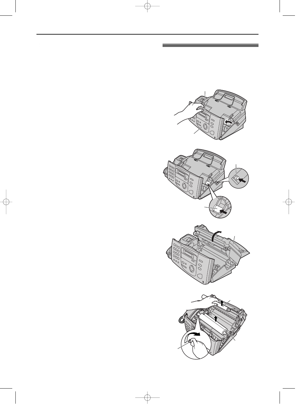 Setup, Ink film – installing / replacing | Panasonic KX-FP151E User Manual | Page 14 / 90