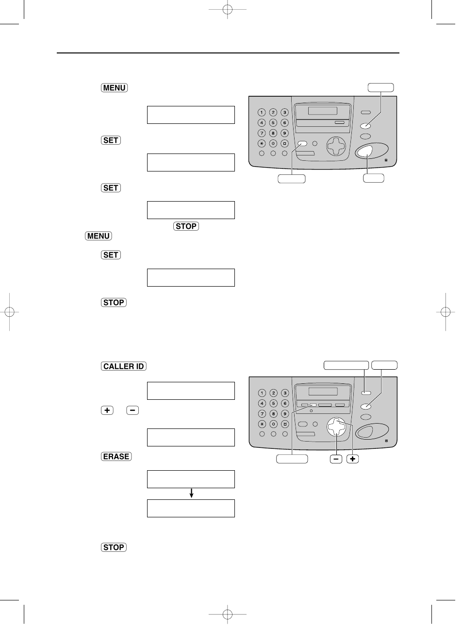 Caller id, Erasing all caller information | Panasonic KX-FP151E User Manual | Page 29 / 90