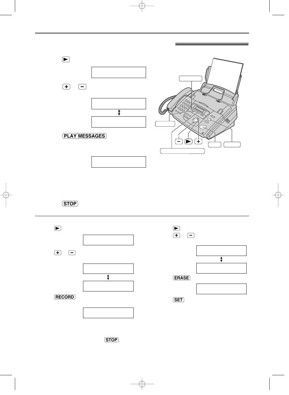 Voice mailbox (kx-fp155 only), Listening to recorded messages | Panasonic KX-FP151E User Manual | Page 60 / 90