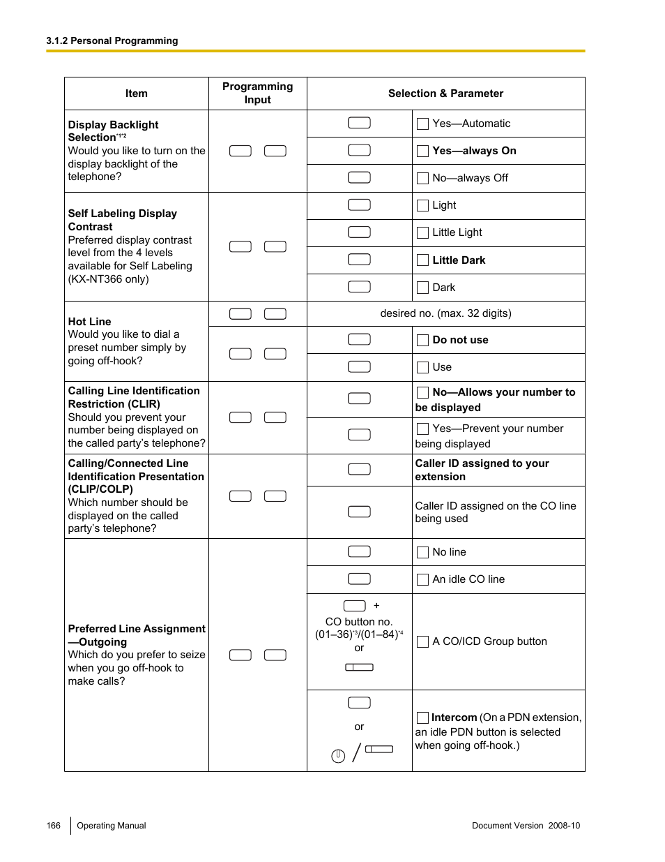 Panasonic KX-TDE200 User Manual | Page 166 / 210