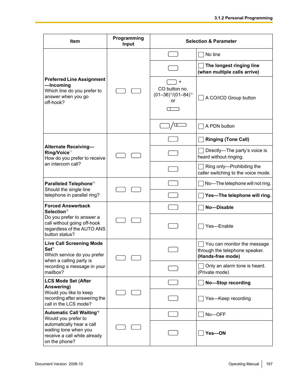 Panasonic KX-TDE200 User Manual | Page 167 / 210