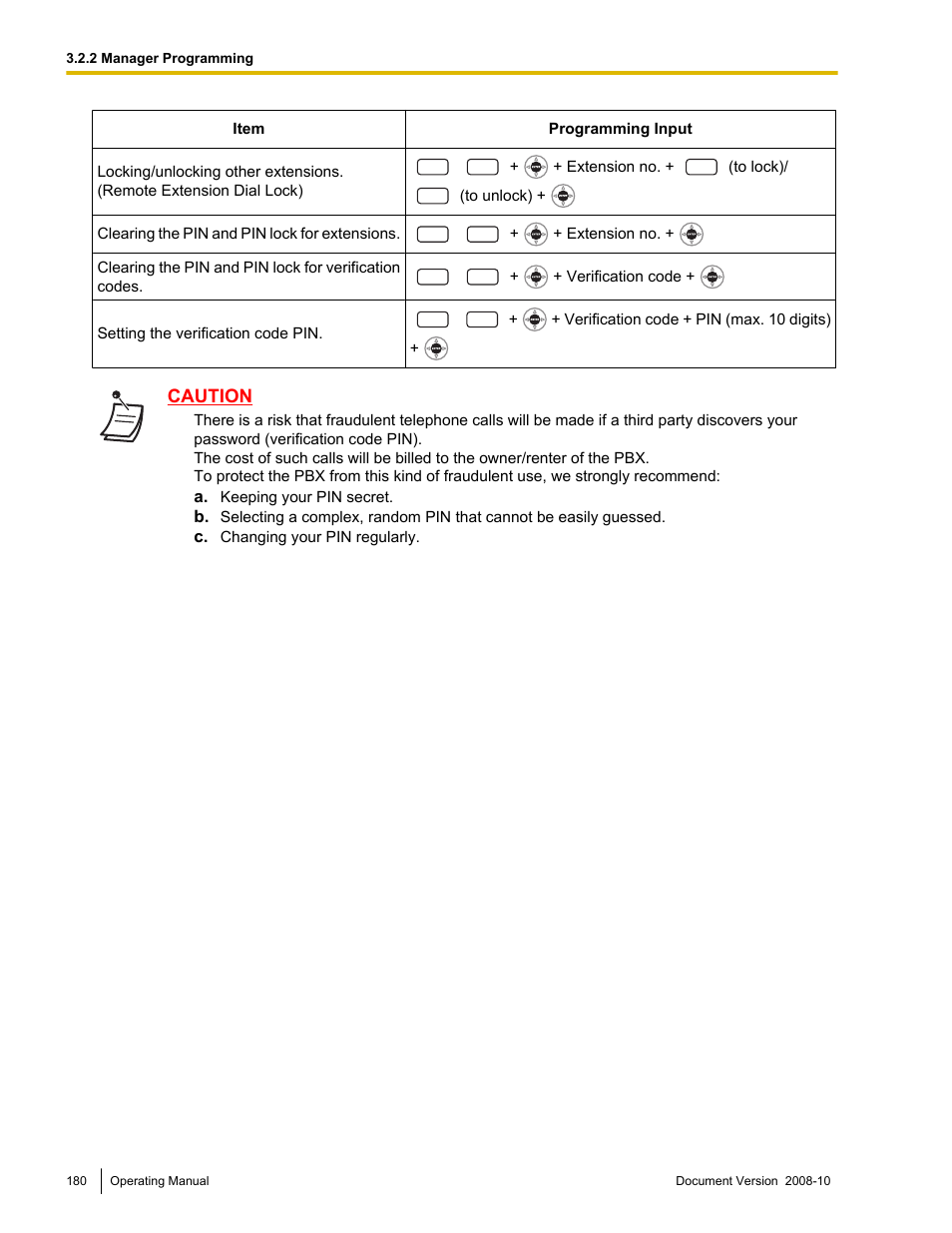 Panasonic KX-TDE200 User Manual | Page 180 / 210