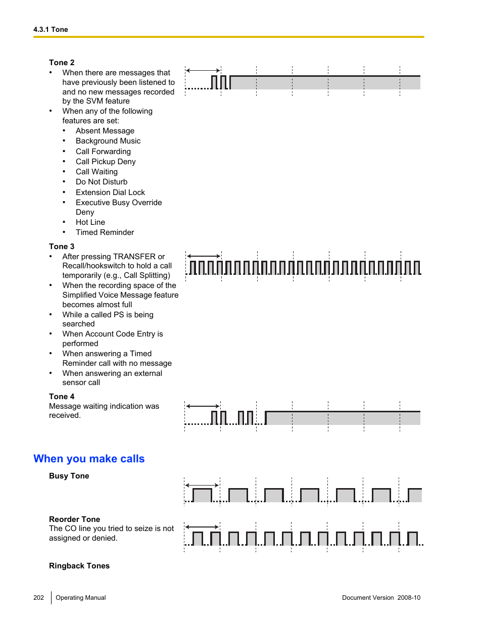 When you make calls | Panasonic KX-TDE200 User Manual | Page 202 / 210