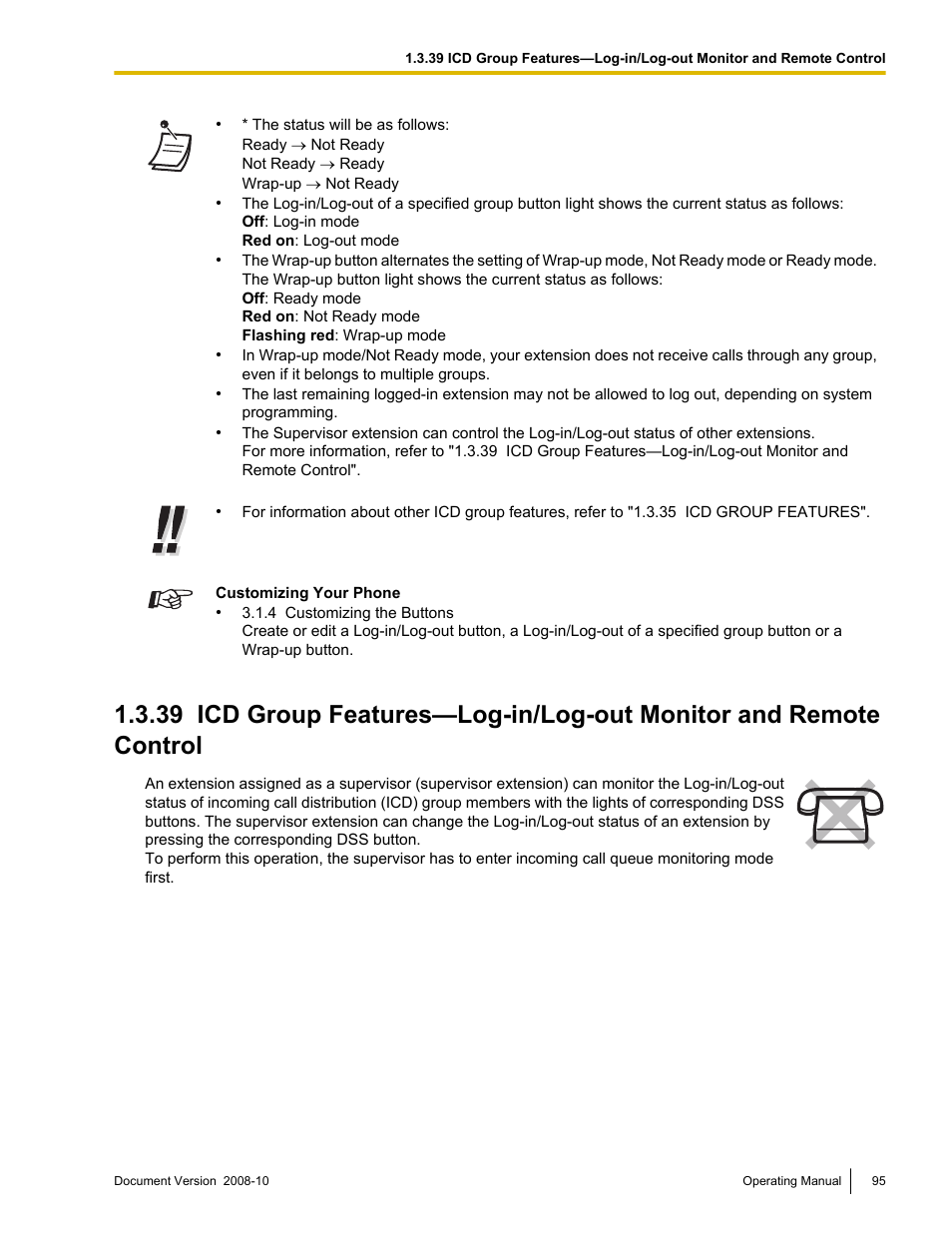 Panasonic KX-TDE200 User Manual | Page 95 / 210