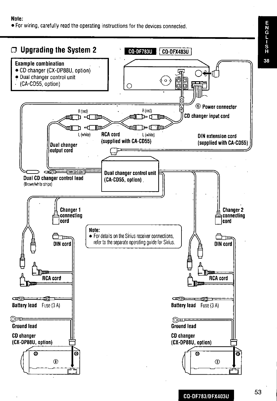 Upgrading the system 2 | Panasonic CQ-DF783U User Manual | Page 53 / 136