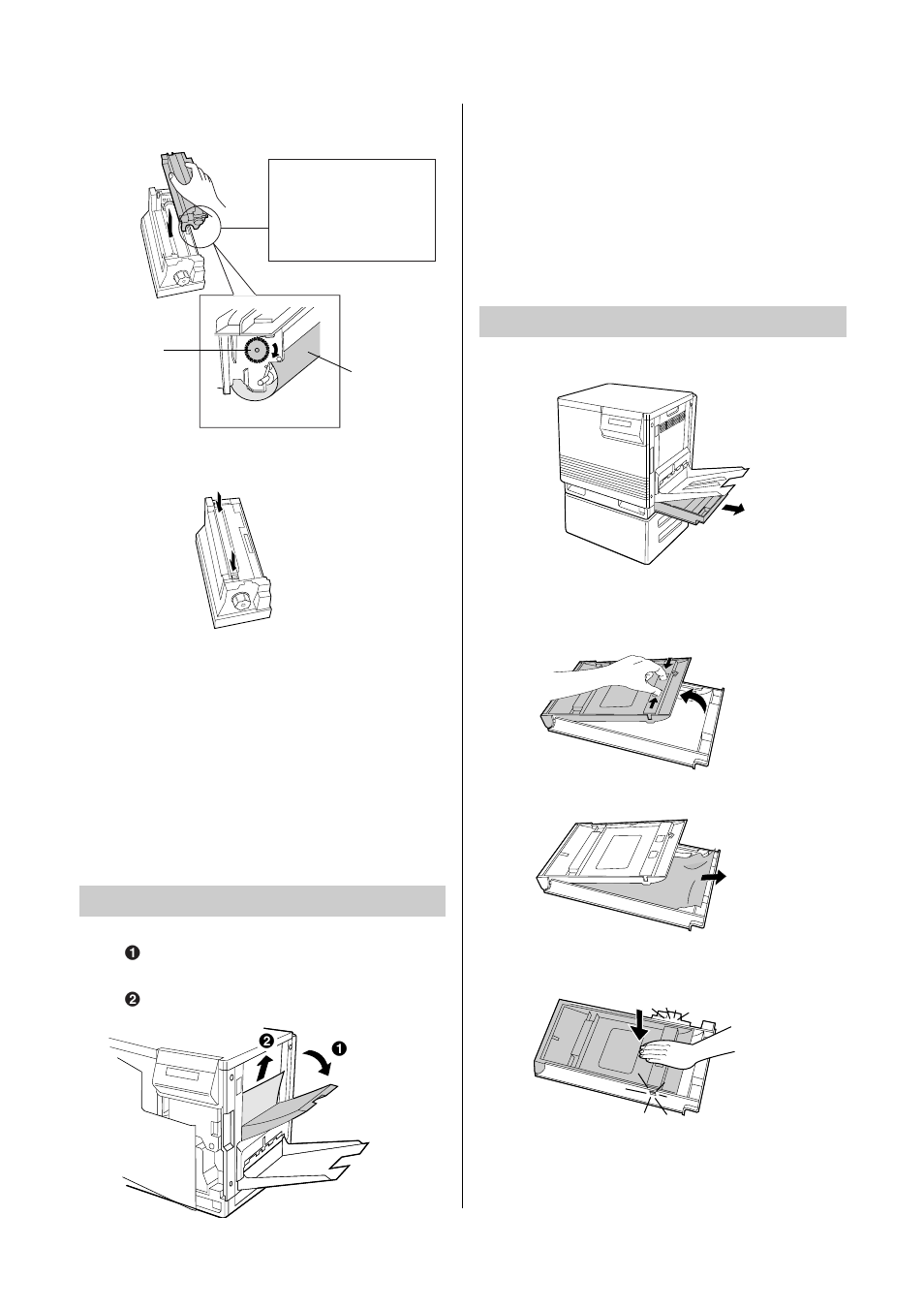 Jam at f, Jam at g, h | Panasonic KX-P8415 User Manual | Page 24 / 32