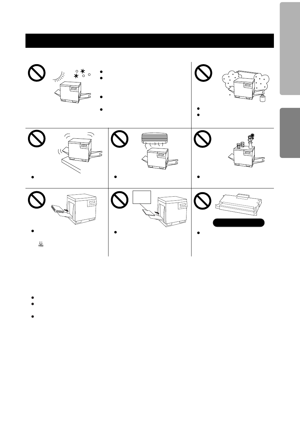 Cautions, Before you start, Static electricity damage | Interface cable | Panasonic KX-P8415 User Manual | Page 7 / 32