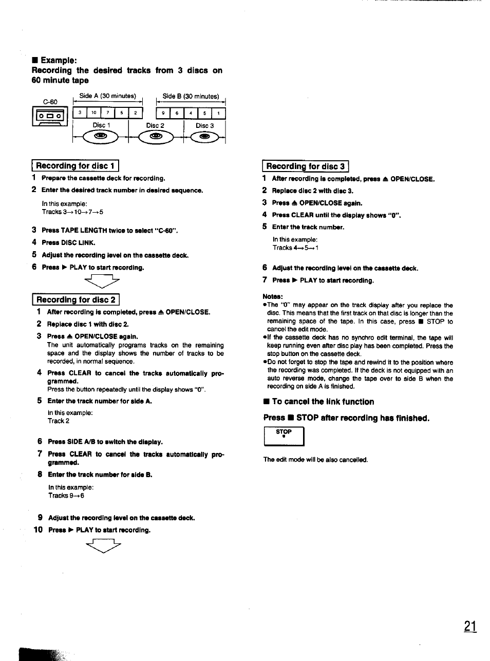 Panasonic S-PG340 User Manual | Page 21 / 24
