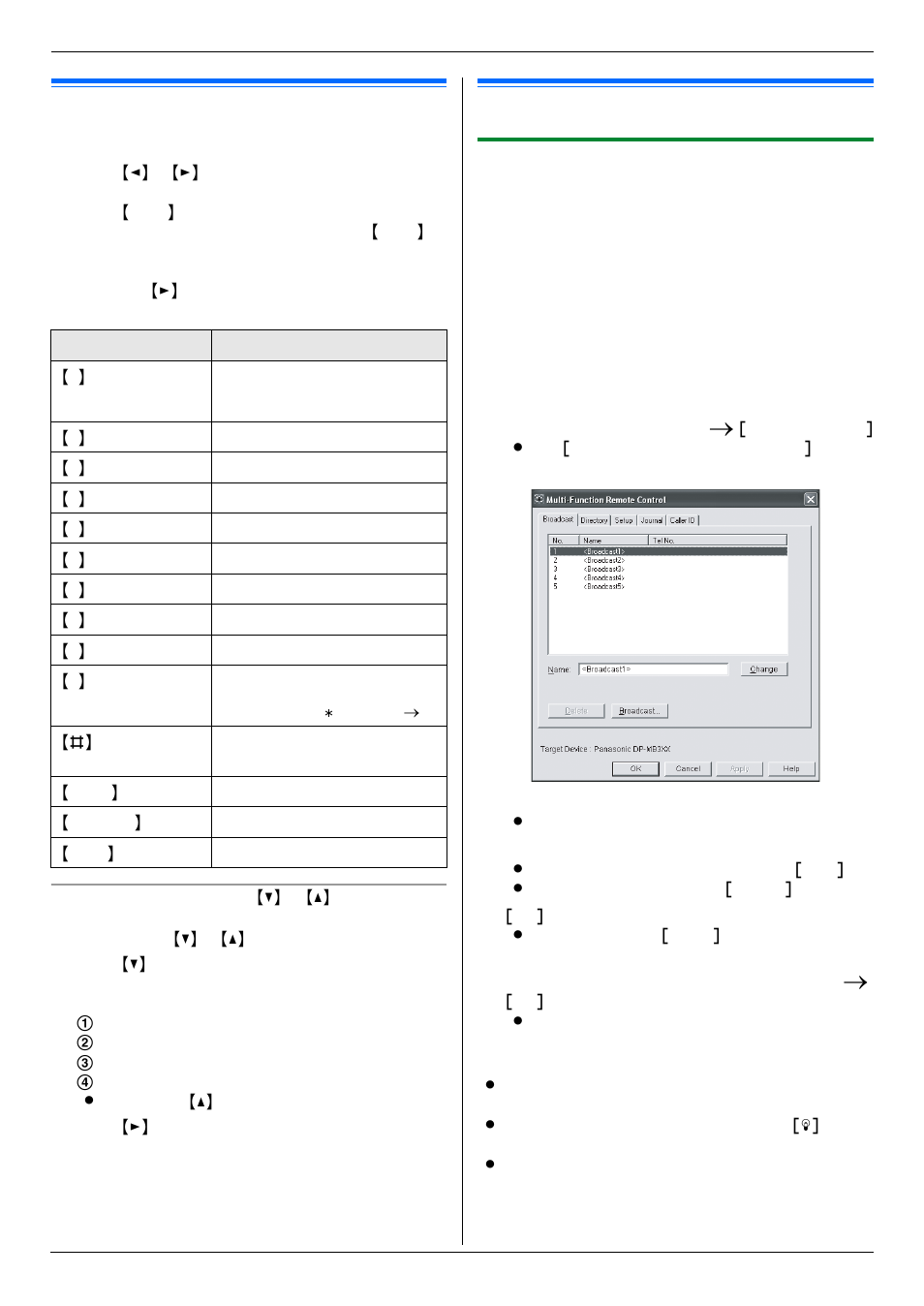 Useful information, 1 character entry, 2 status of the unit | Character entry, Status of the unit, 1 character entry, 2 status of the unit, Useful information 77, 1 using remote control | Panasonic DP-MB350 User Manual | Page 77 / 120