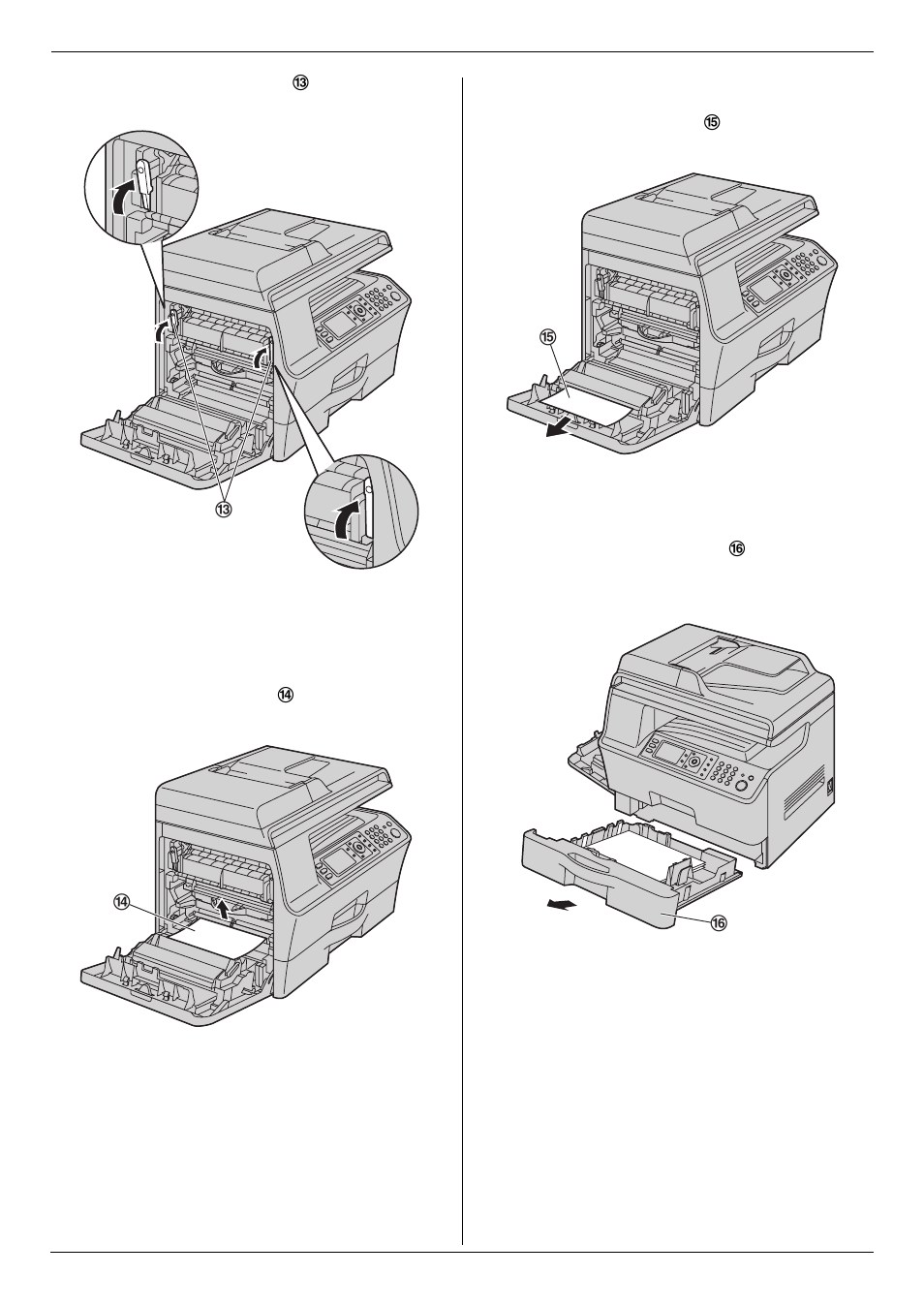 Paper jams 97 | Panasonic DP-MB350 User Manual | Page 97 / 120