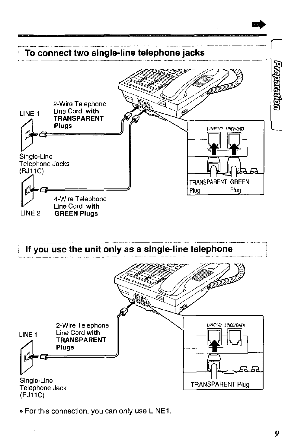 Panasonic DATA PORT KX-TS27-W User Manual | Page 9 / 40