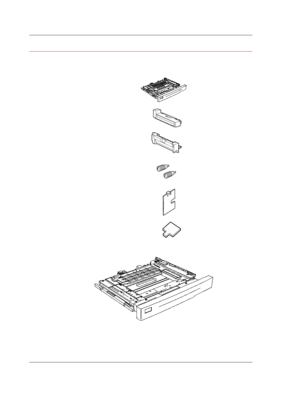 Installing the duplex unit/kit (option), Installing the duplex unit/kit (option) -27, Installing the | Duplex unit/kit, Procedure | Panasonic DP-C106 User Manual | Page 48 / 144