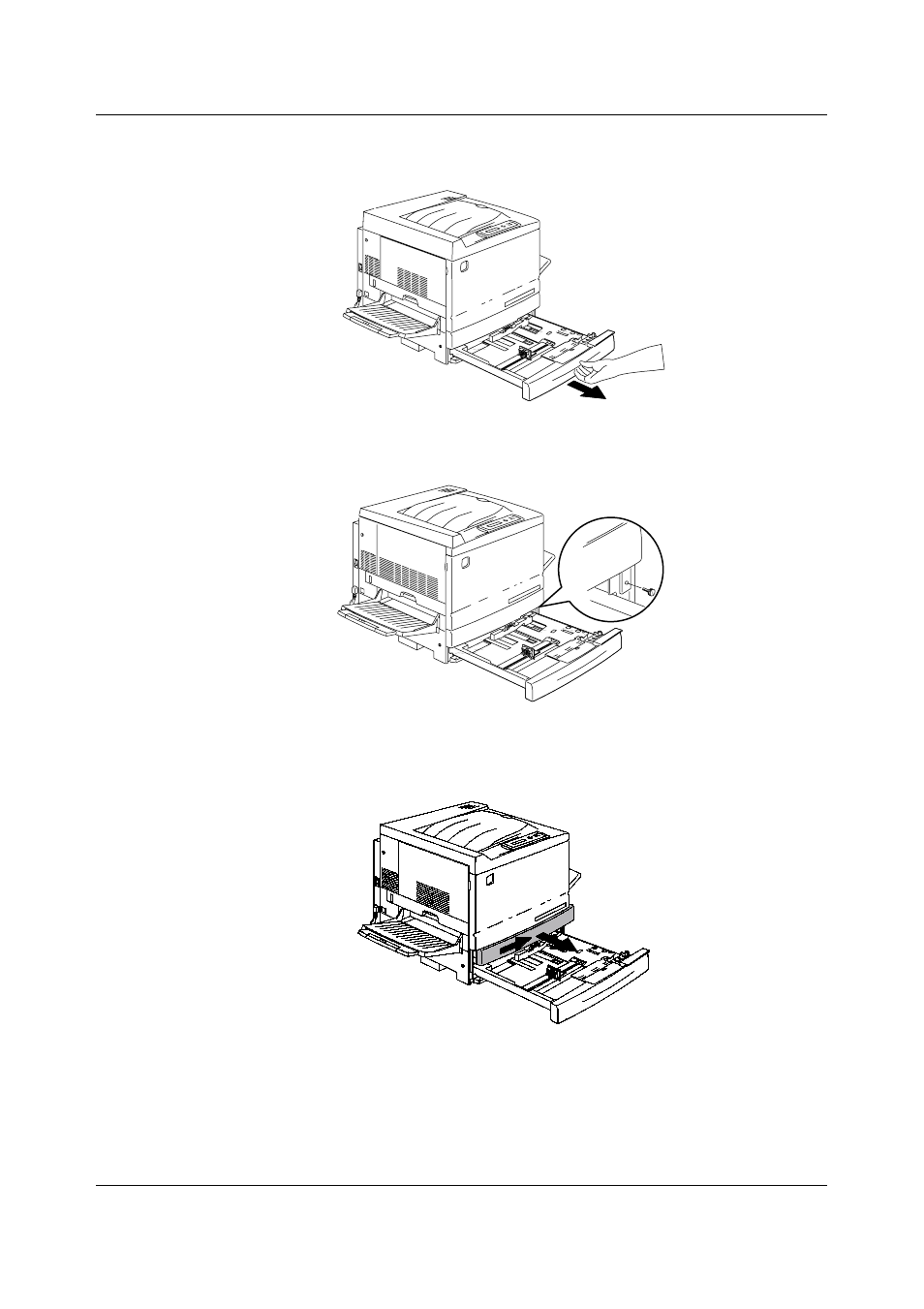 Open paper tray 1 | Panasonic DP-C106 User Manual | Page 49 / 144