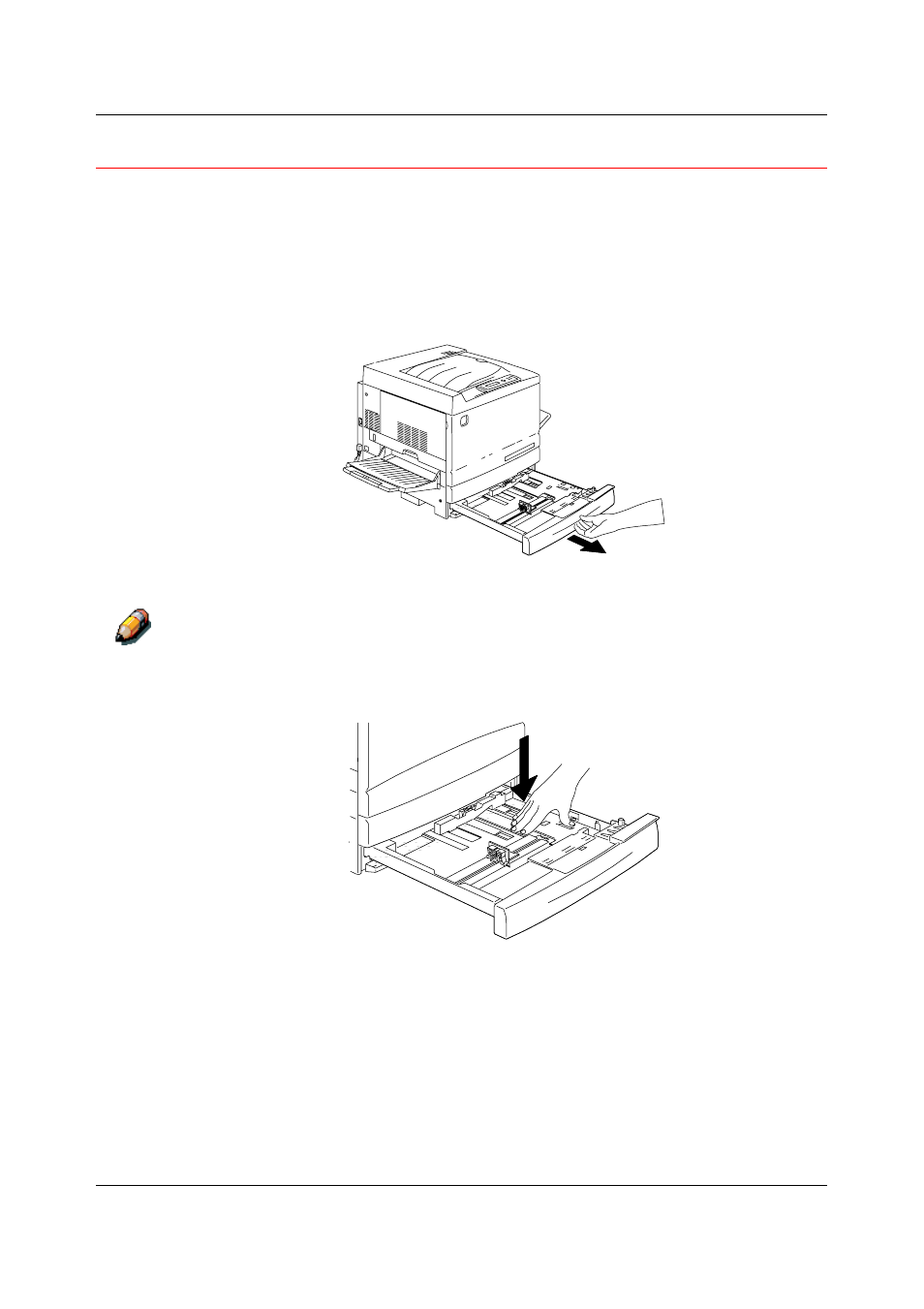 Loading paper in the paper tray, Loading paper in the paper tray -35 | Panasonic DP-C106 User Manual | Page 56 / 144