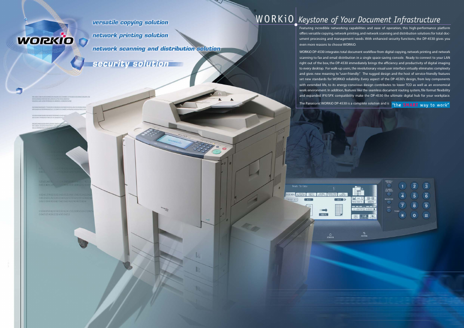 Keystone of your document infrastructure | Panasonic WORKIO DP-4530 User Manual | Page 2 / 6
