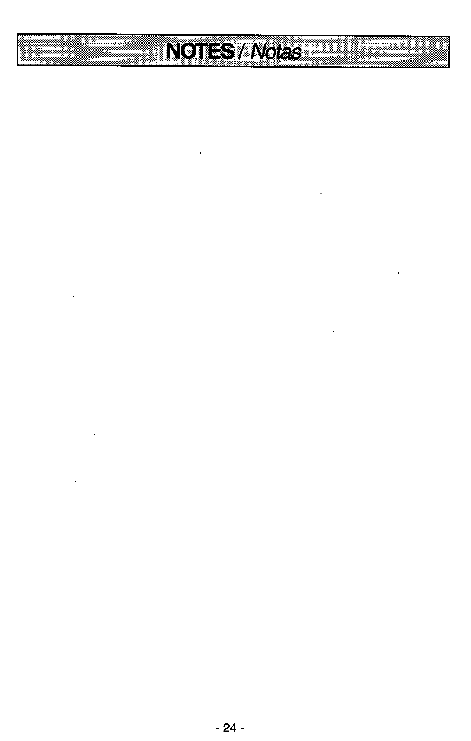 Ki/'vrcc | Panasonic QUICKDRAW MC-V7399 User Manual | Page 24 / 28