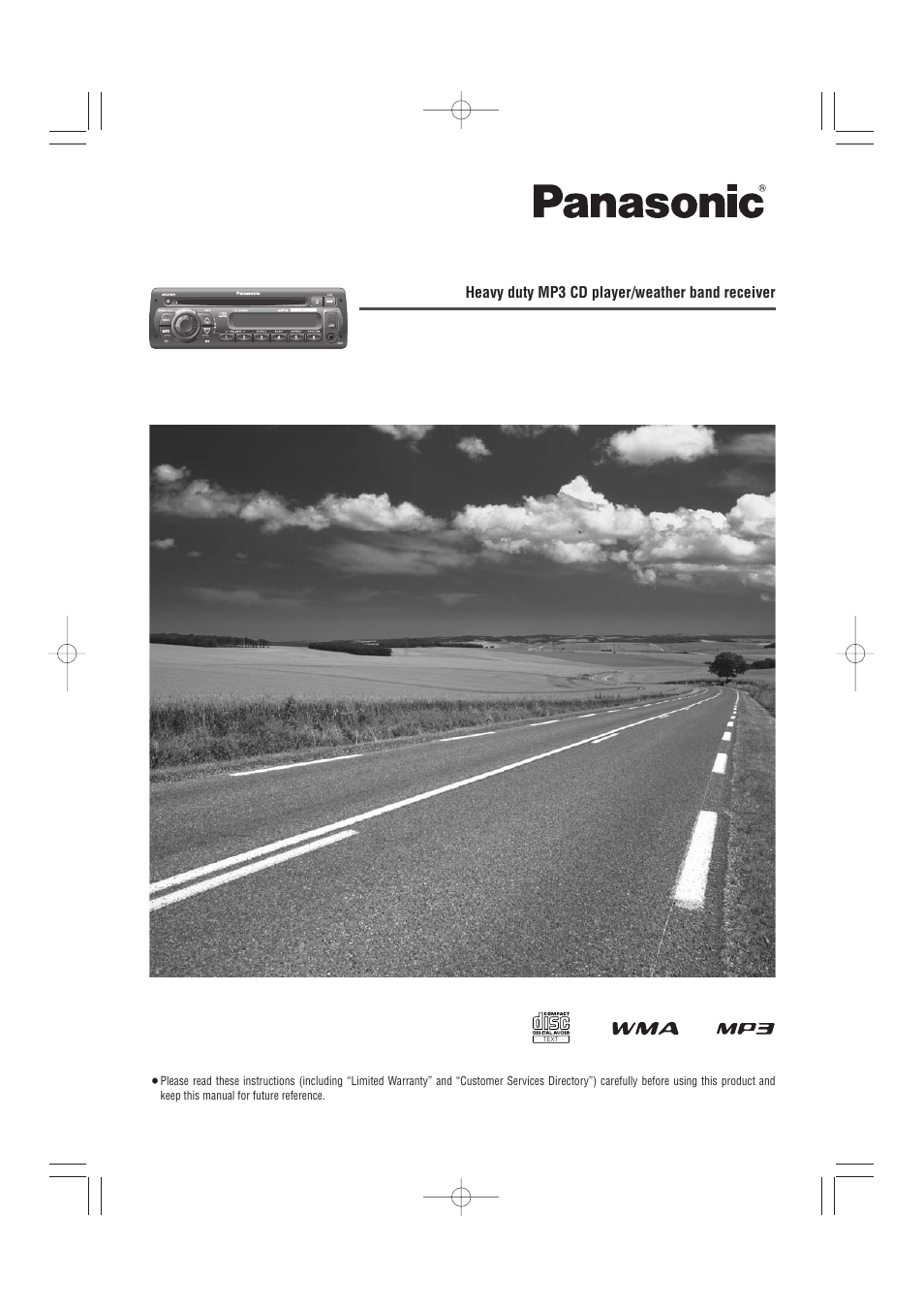 Panasonic CQ-5250U User Manual | 36 pages