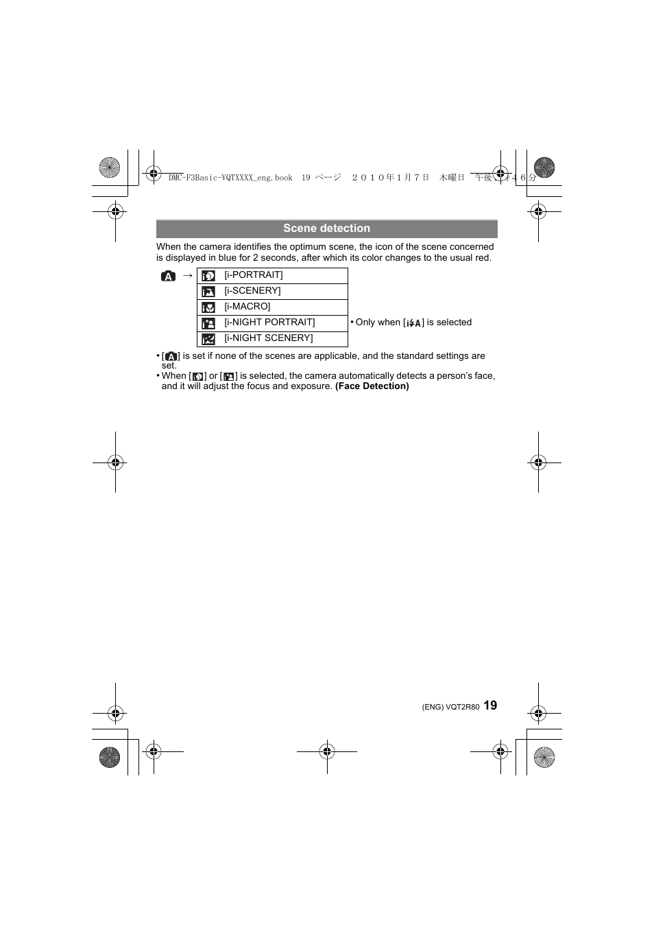 Taking pictures using the automatic function | Panasonic DMC-F3  EN User Manual | Page 19 / 34
