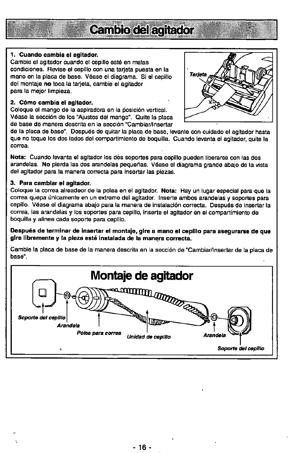 Montaje de agitador | Panasonic MC-V7305 User Manual | Page 36 / 40
