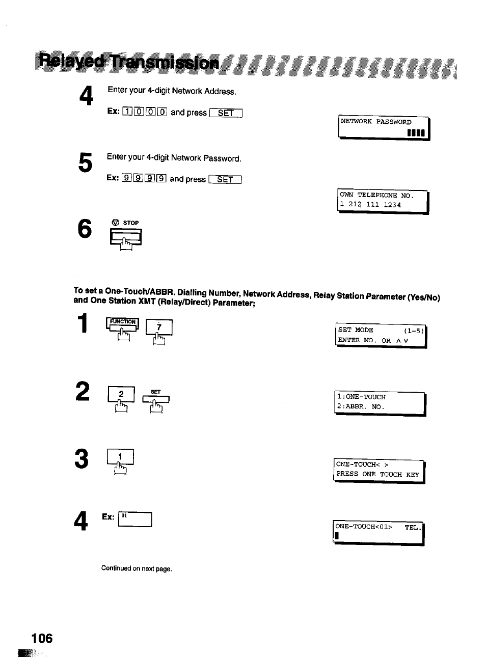 Panasonic Panafax UF-322 User Manual | Page 106 / 154