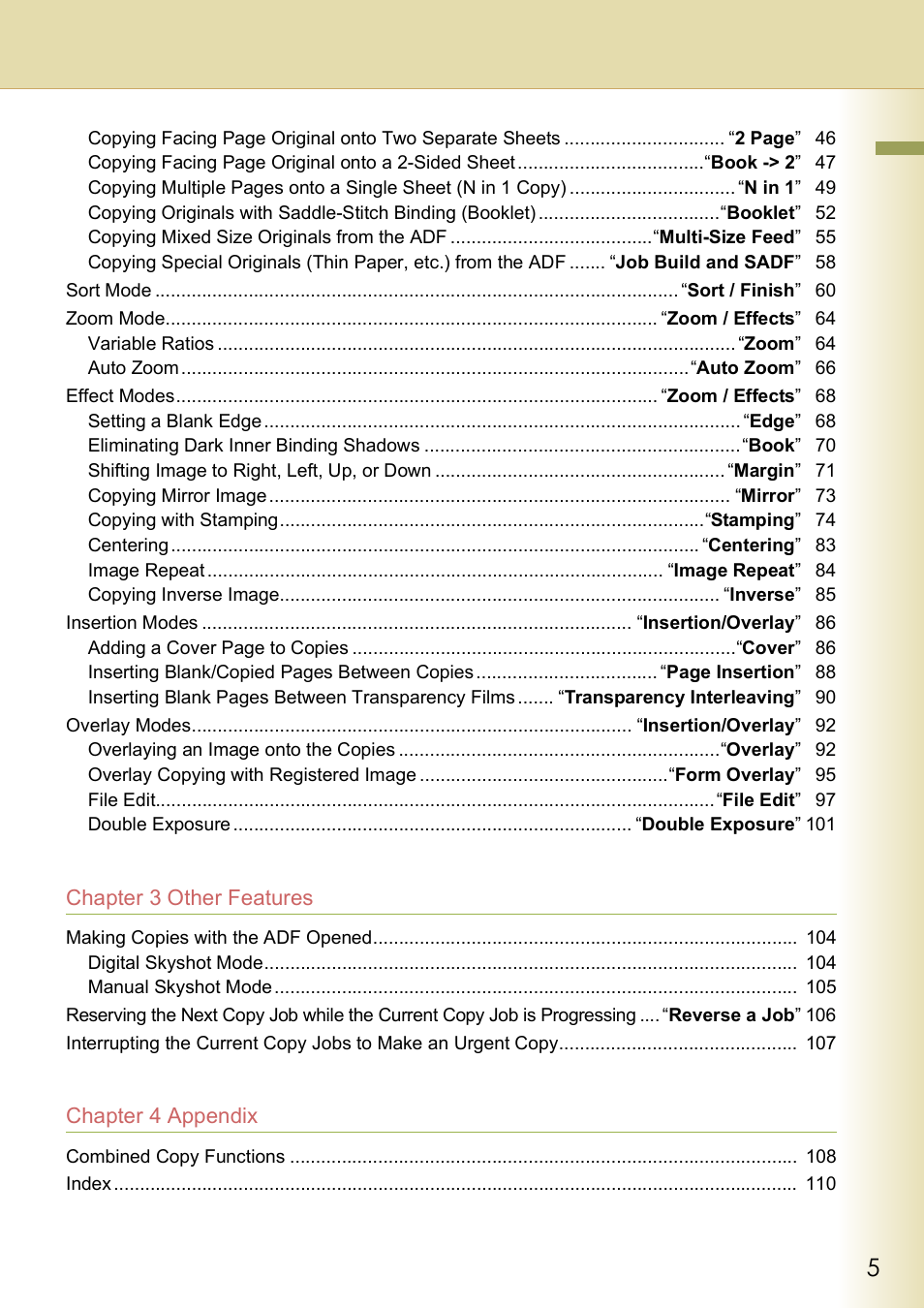 Panasonic DP-C406 User Manual | Page 5 / 112