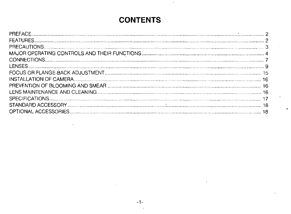 Panasonic WV-BP120 User Manual | Page 3 / 22