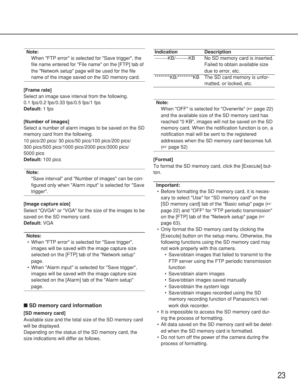 Panasonic WV-NS202 User Manual | Page 23 / 79