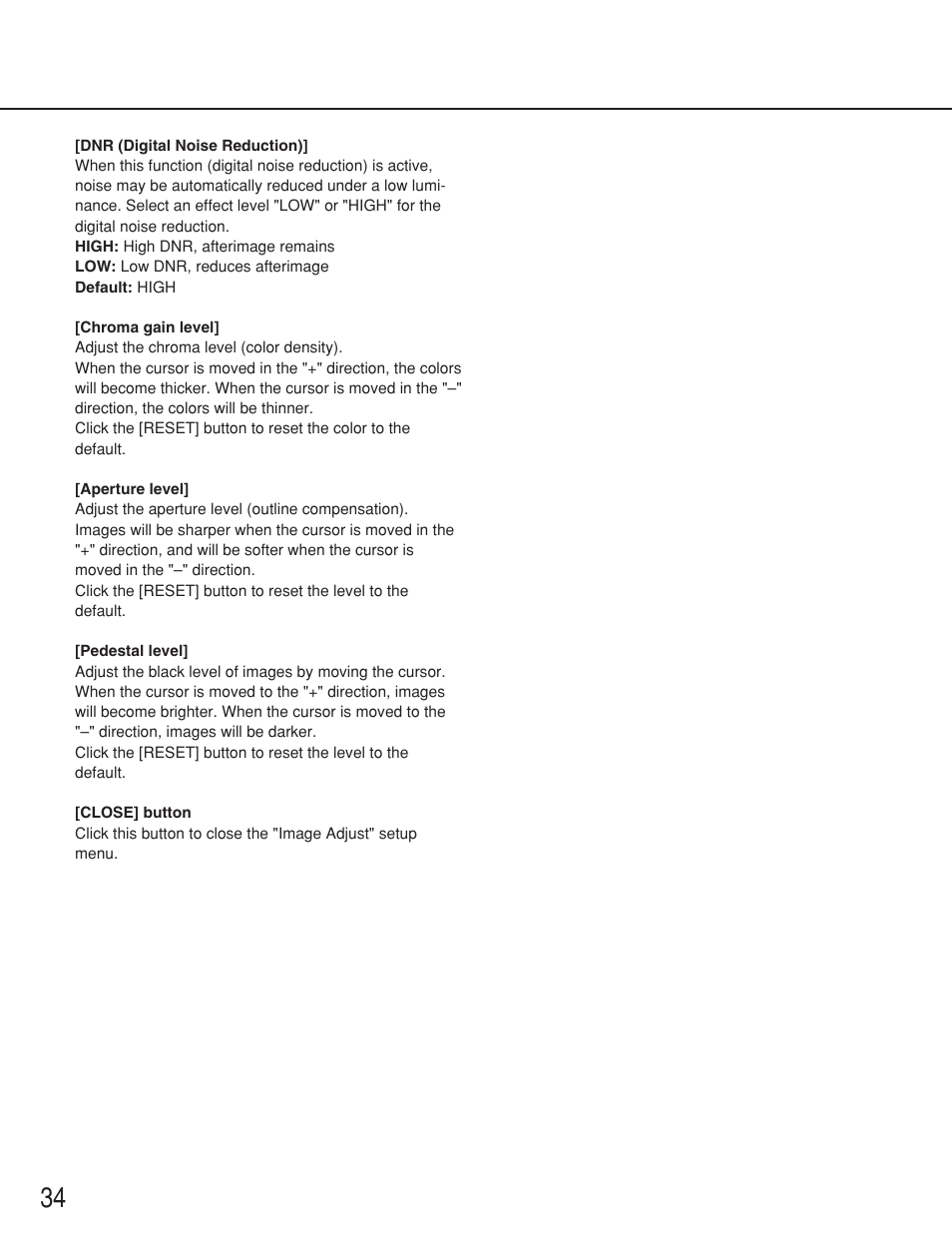 Panasonic WV-NS202 User Manual | Page 34 / 79