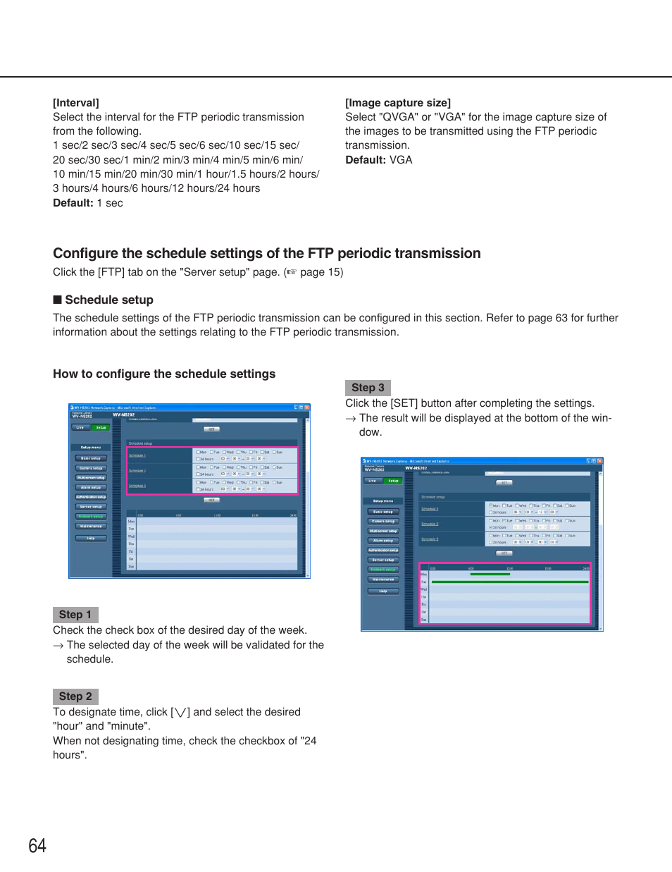 Panasonic WV-NS202 User Manual | Page 64 / 79