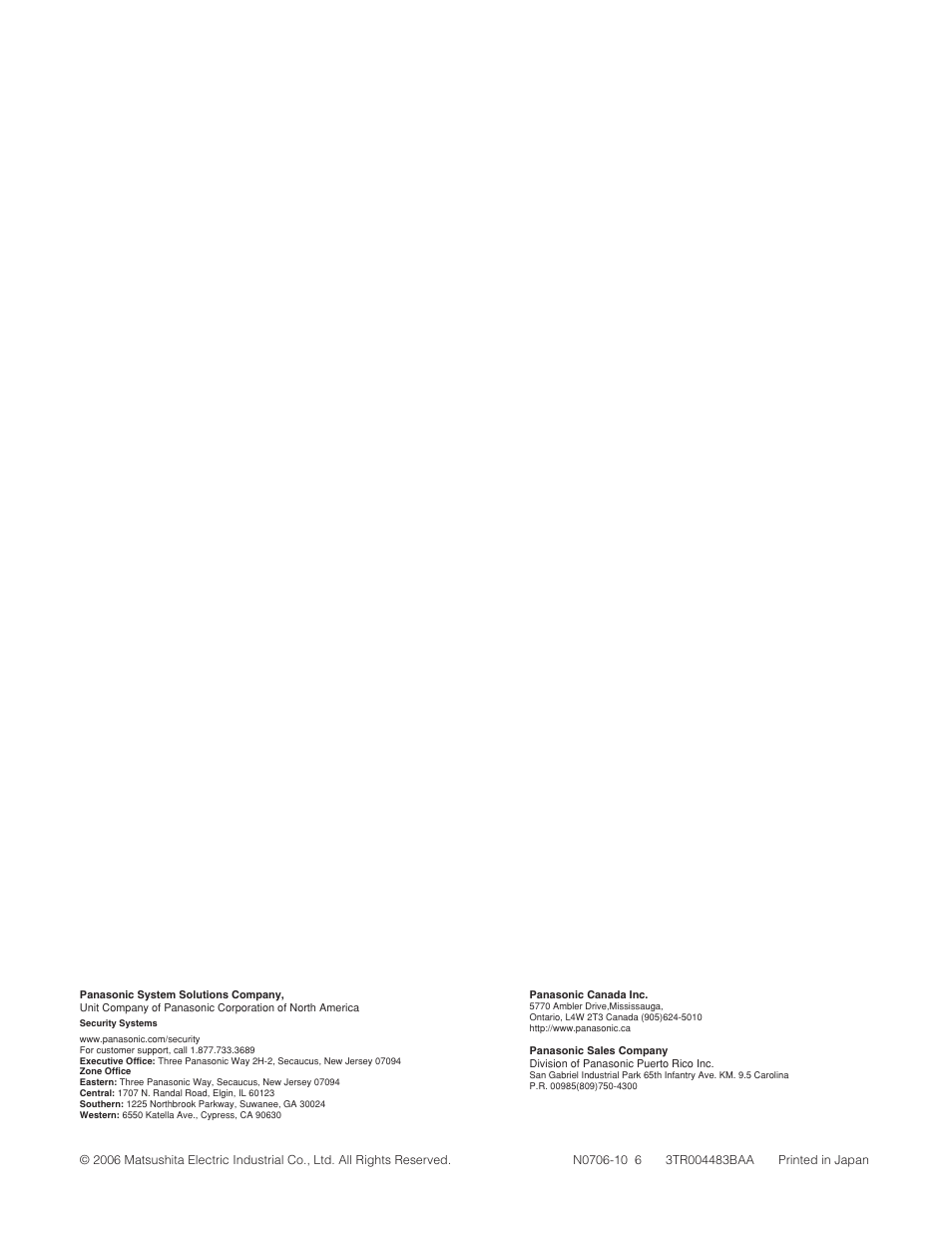 Panasonic WV-NS202 User Manual | Page 79 / 79