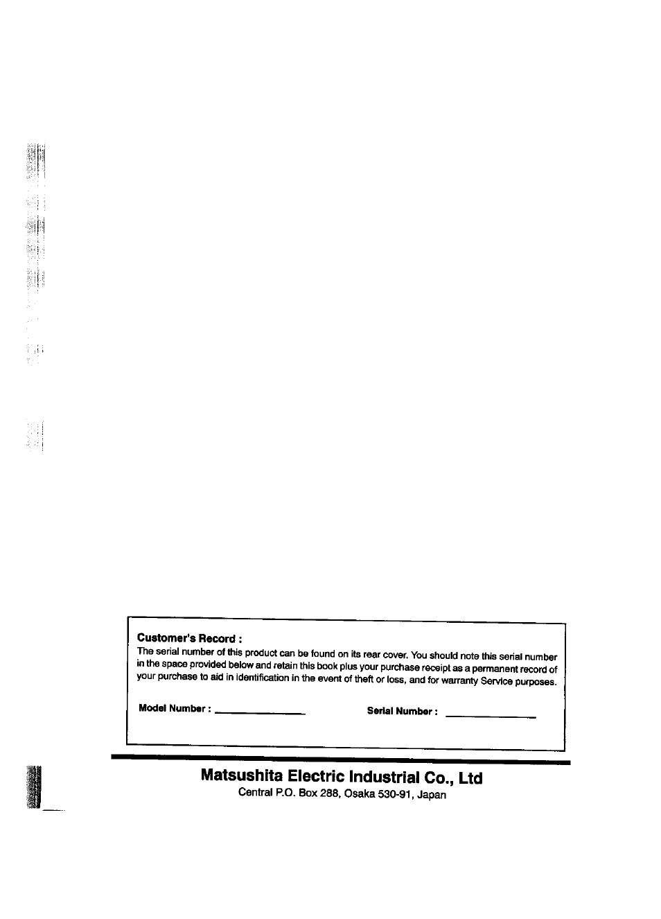 Panasonic TC-14ST15M User Manual | Page 24 / 24