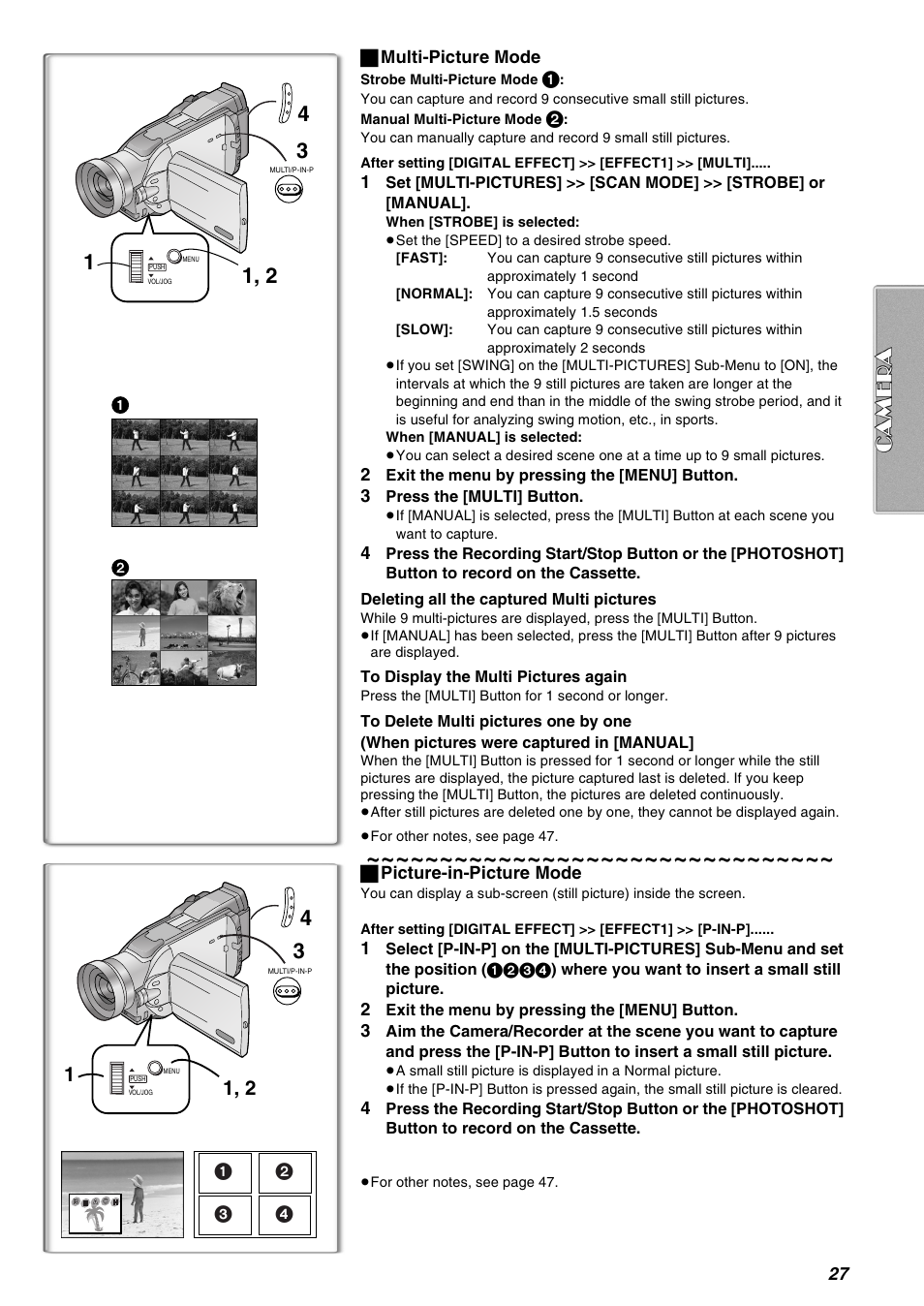 Panasonic AG-EZ50UP User Manual | Page 27 / 58