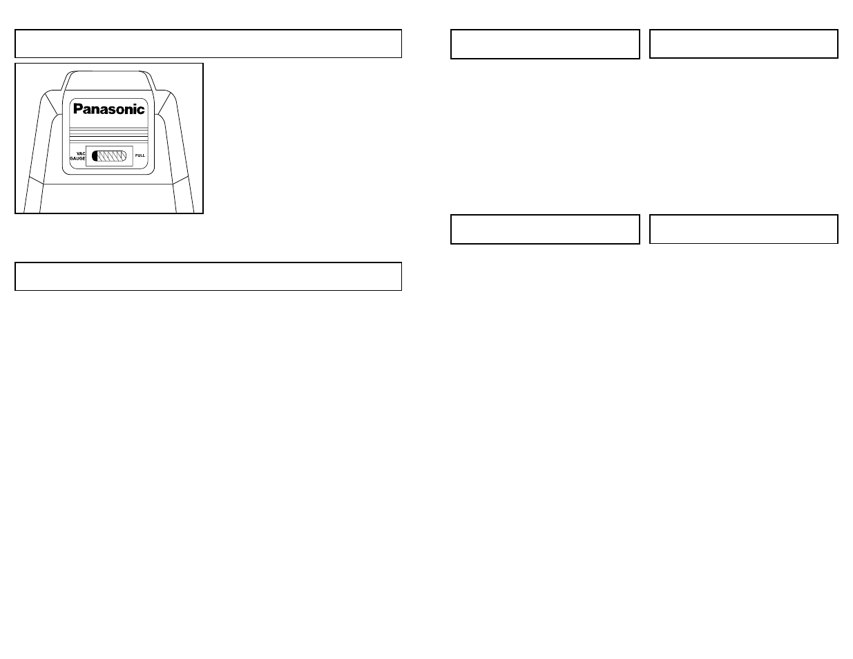 Vac gauge, Thermal protector | Panasonic MC-V5258 User Manual | Page 16 / 44