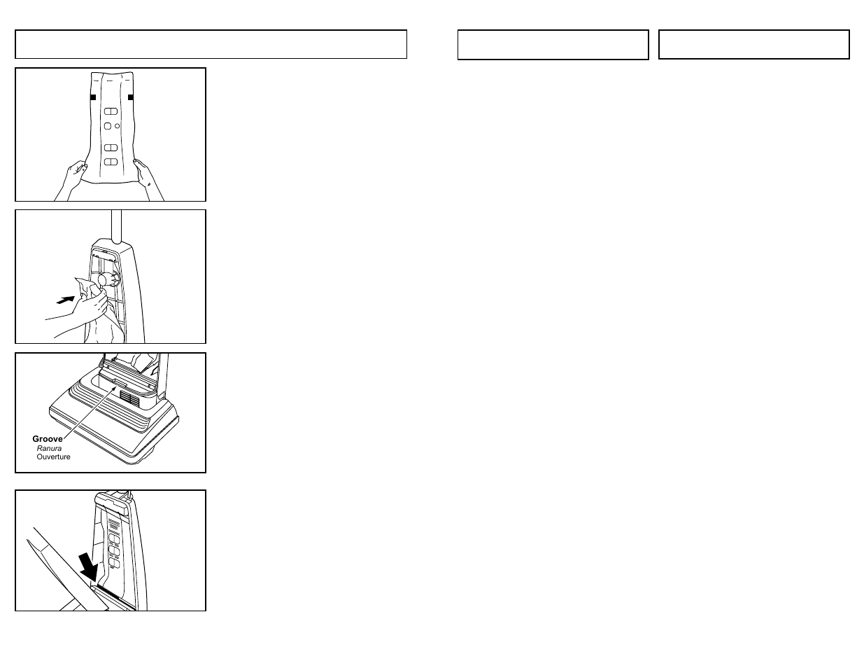 Changing dust bag | Panasonic MC-V5258 User Manual | Page 23 / 44