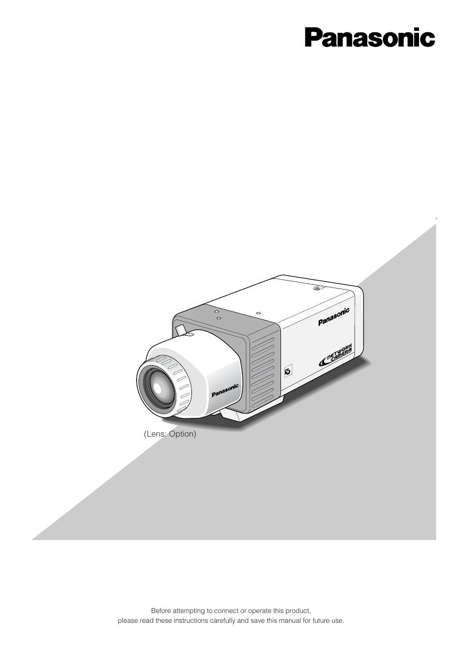 Panasonic WV-NP472 User Manual | 47 pages