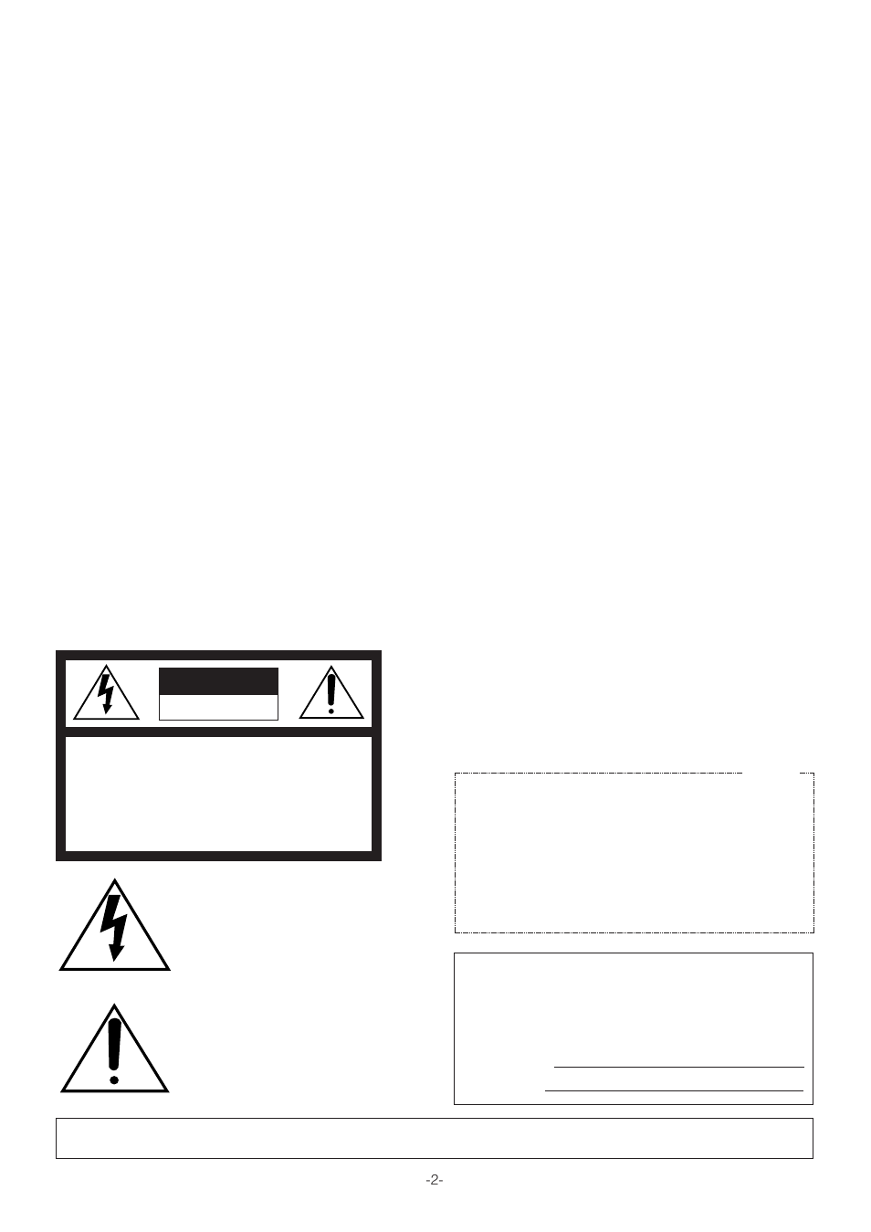 Caution | Panasonic WV-NP472 User Manual | Page 2 / 47
