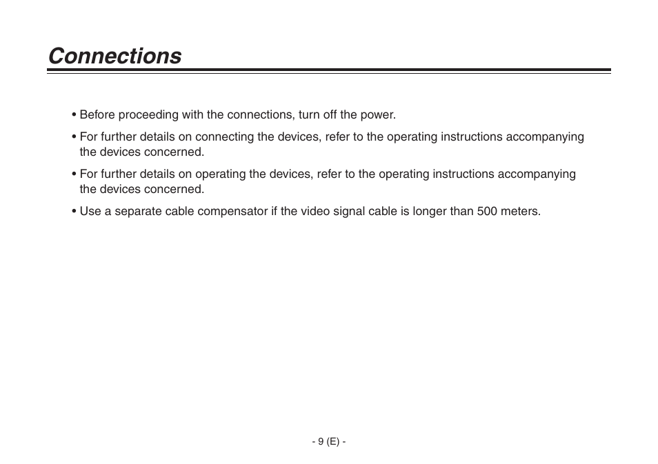 Connections | Panasonic AW-IF400G User Manual | Page 10 / 22