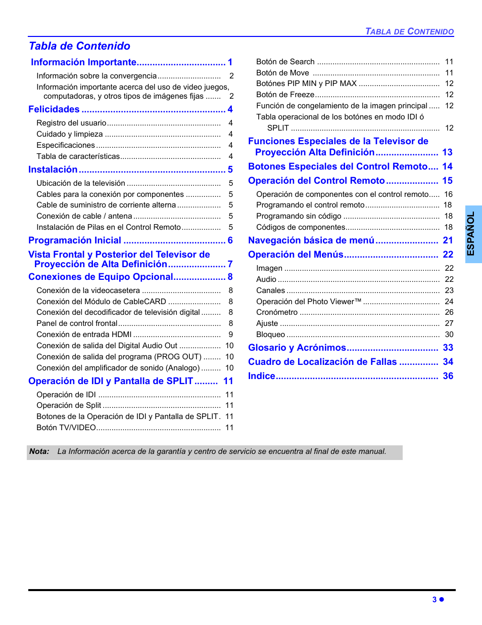 Panasonic PT 47WXD64 User Manual | Page 43 / 88
