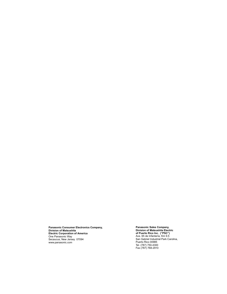 Panasonic PT 47WXD64 User Manual | Page 88 / 88