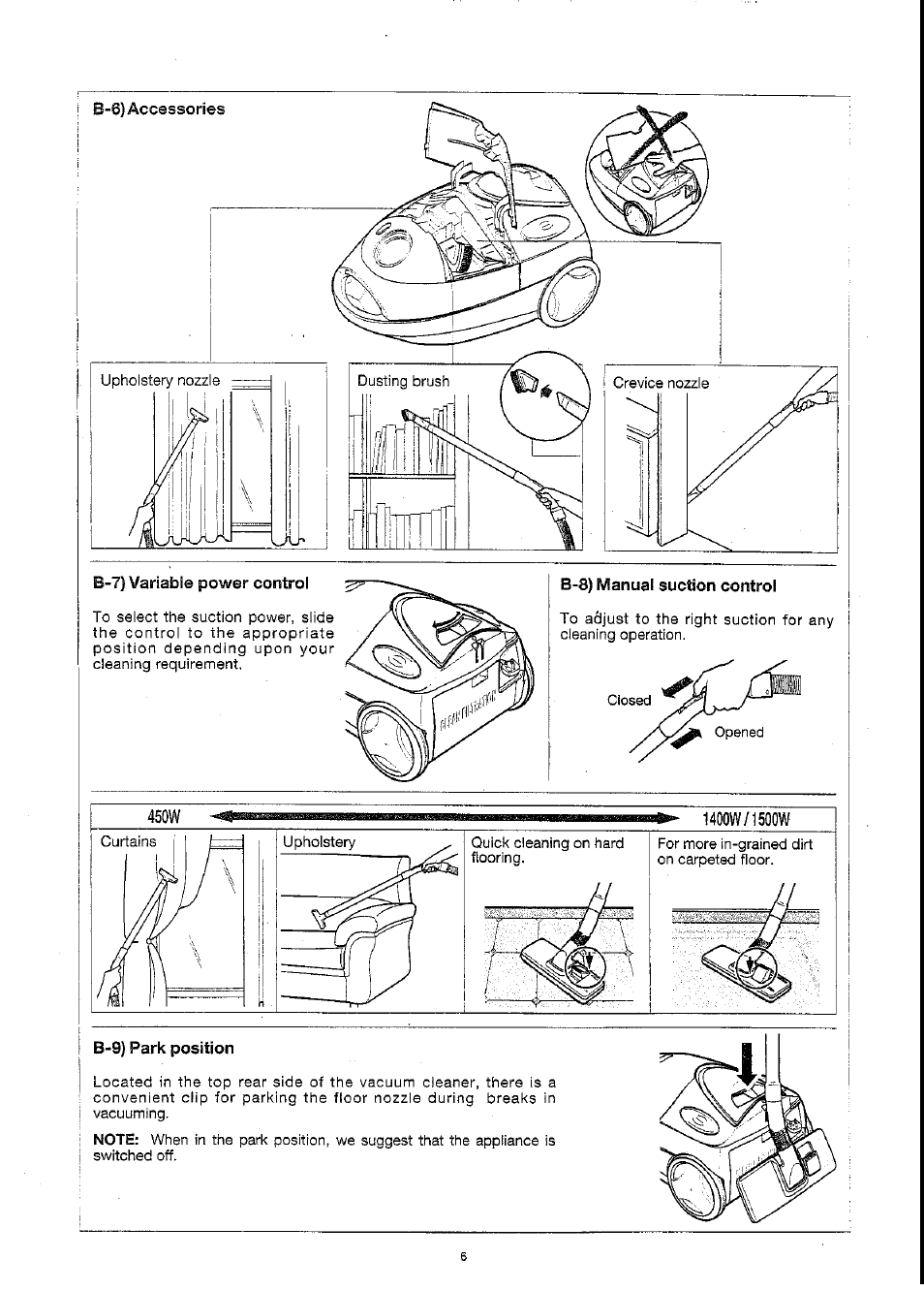 Panasonic MC-E871 User Manual | Page 6 / 8