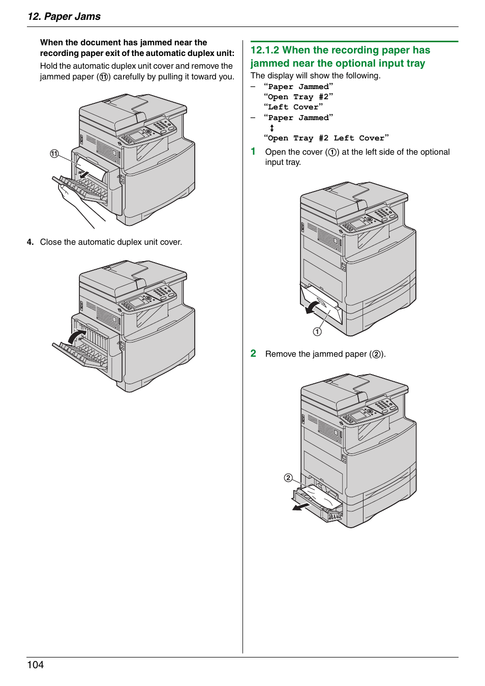 Panasonic DPMC210 User Manual | Page 104 / 128