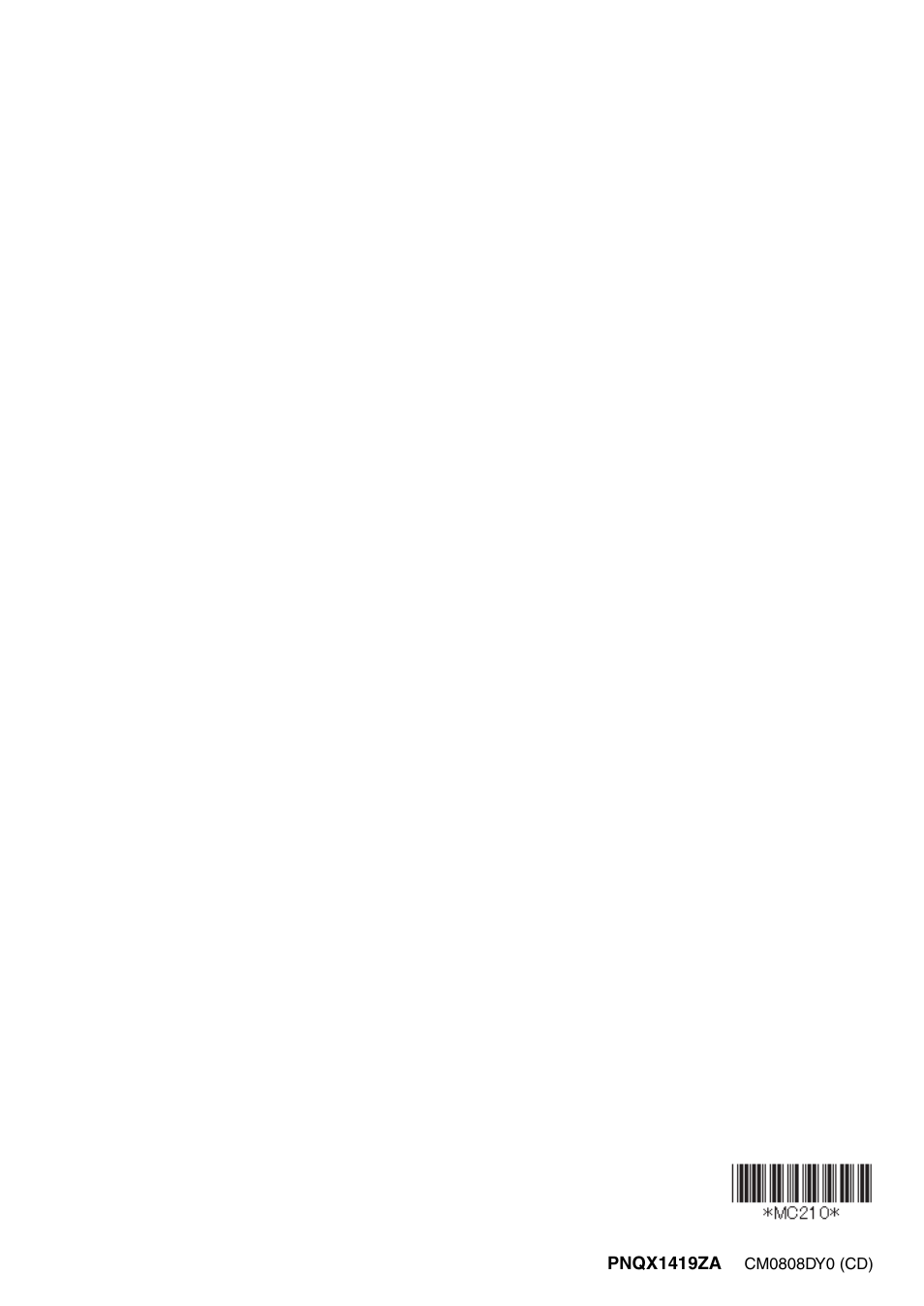 Panasonic DPMC210 User Manual | Page 128 / 128